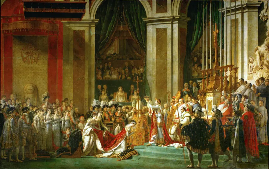 L'incoronazione di Napoleone — Louvre Museum