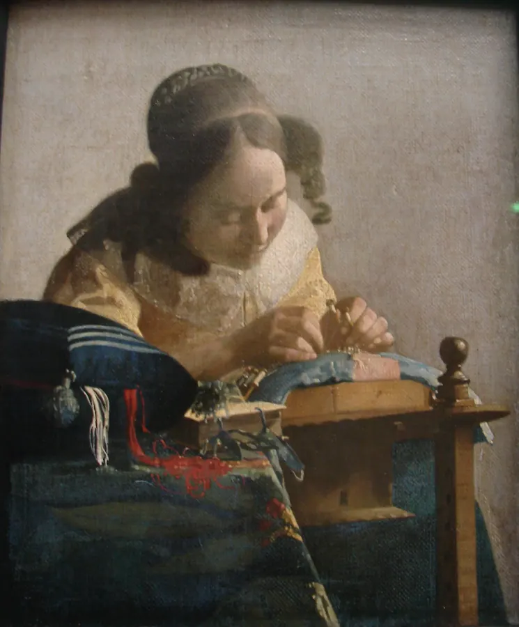 La merlettaia — Louvre Museum